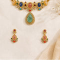 CHOKER SET WITH EARRINGS