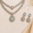 CZ NECKLACE SET WITH EARRINGS