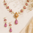 ARTIFICIAL PEARL NECKLACE SET WITH EARRING
