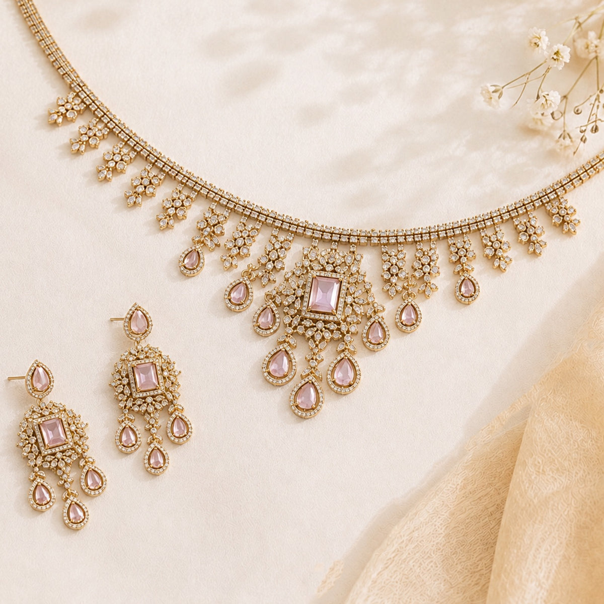 NECKLACE SET WITH EARRINGS