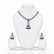 AMERICAN DIAMOND NECKLACE SET WITH EARRINGS