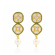 PAACHI KUNDAN SLEEK DESIGN NECKLACE SET WITH EARRINGS