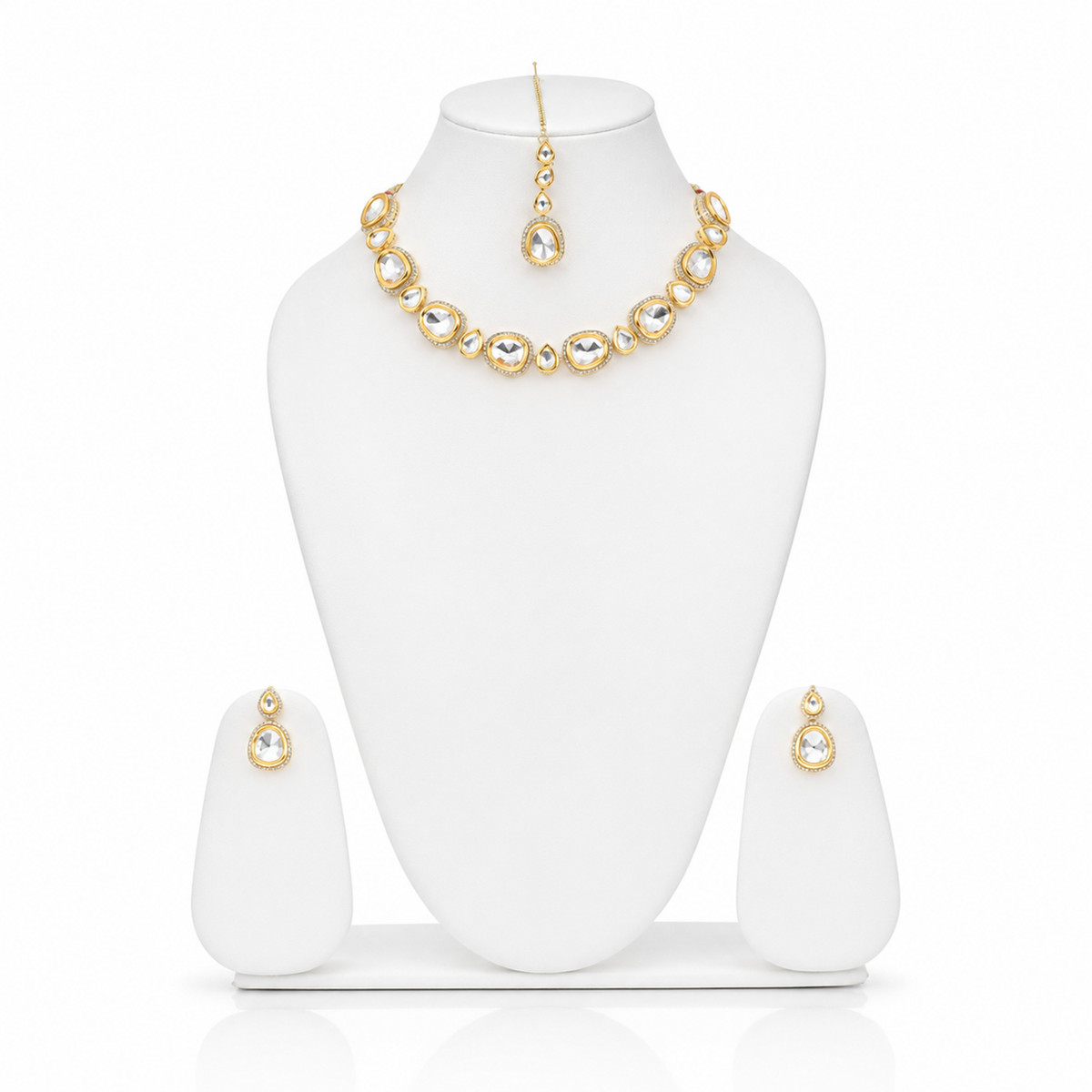 KUNDAN CHOKER SET WITH EARRINGS