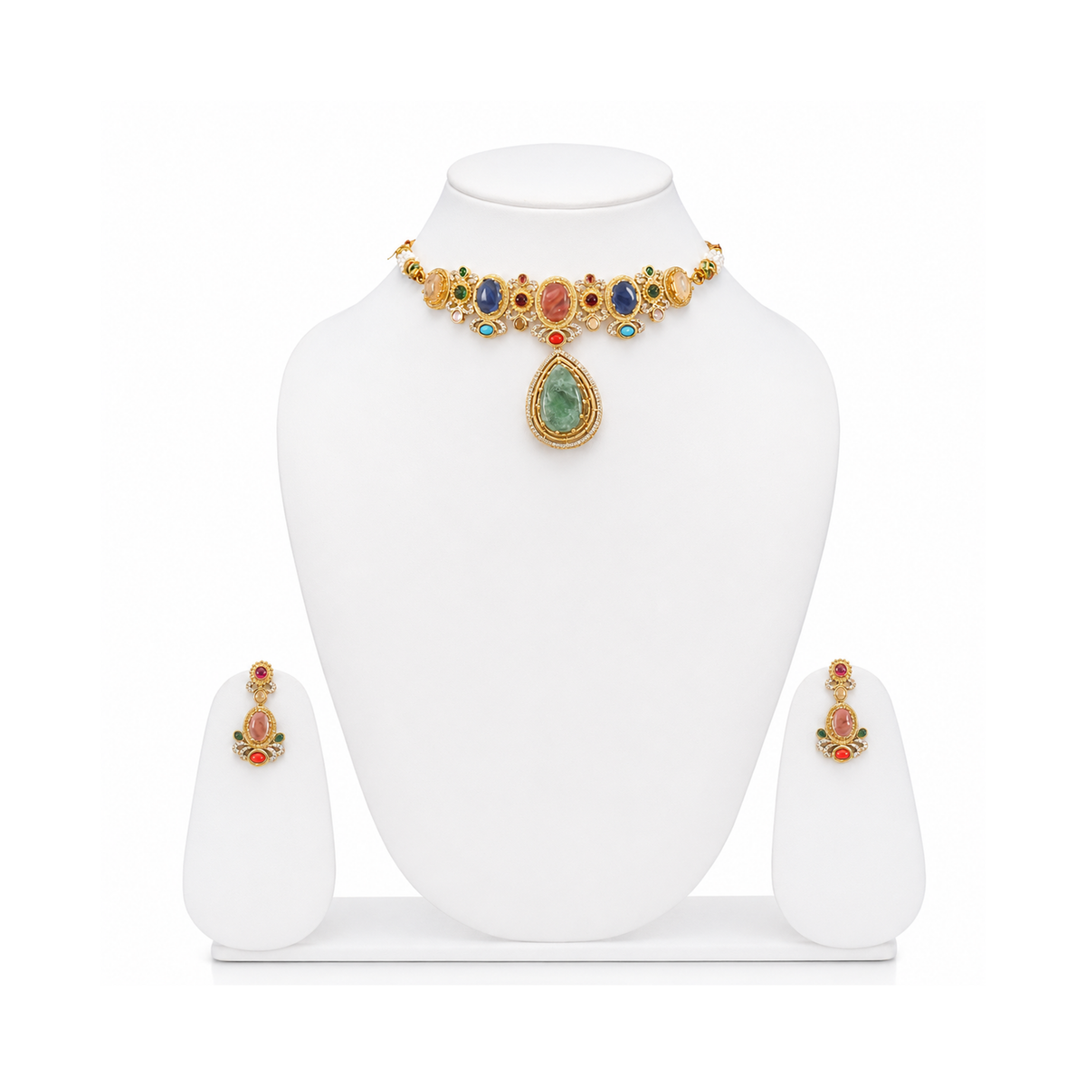 CHOKER SET WITH EARRINGS