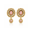 GOLD PLATED STONE WORK CHOKER SET