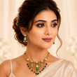 RAJASTHANI AAD STYLE NECKLACE SETWITH EARRINGS