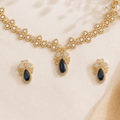 ANTIQUE KUNDAN NECKLACE SET WITH EARRINGS