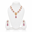 ARTIFICIAL PEARL NECKLACE SET WITH EARRING