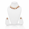 SPECIAL FIRE STONE NECKLACE SET