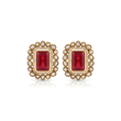 GOLD PLATED PENDANT SET WITH STONE STUDDS