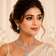 CZ NECKLACE SET WITH EARRINGS