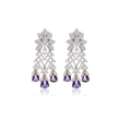 AMERICAN DIAMOND NECKLACE SET WITH EARRINGS